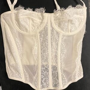 Size small white Delmore corset
